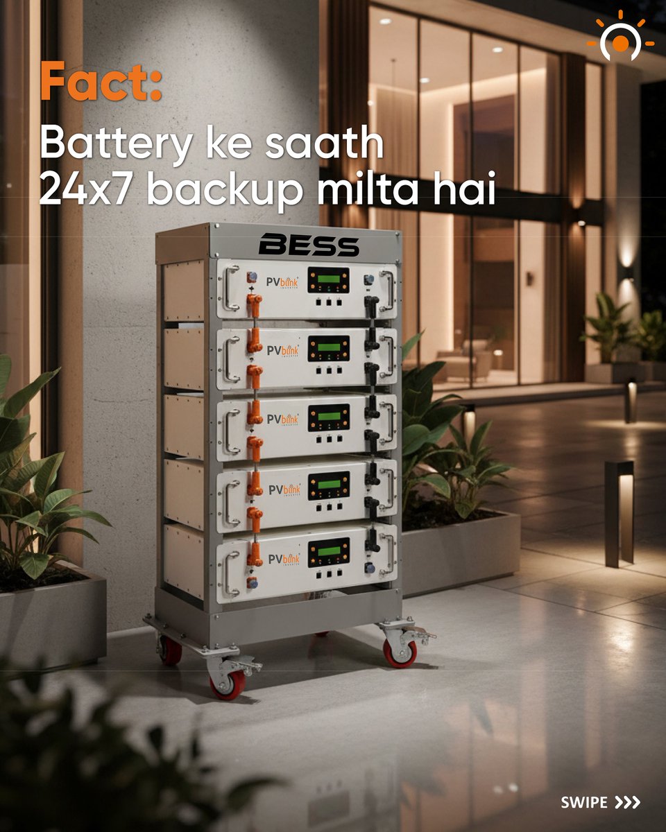 PVblinkInverter's tweet image. Power Clash: Myth vs Fact🏏

There’s a common myth that solar works only during the day. However, with the right #energystoragesolutions, solar can deliver reliable power 24/7.

At #PVblink, we combine advanced inverter technology with #BESS to ensure uninterrupted power.

#IPL