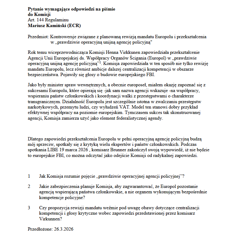 Mariusz Kamiński tweet media