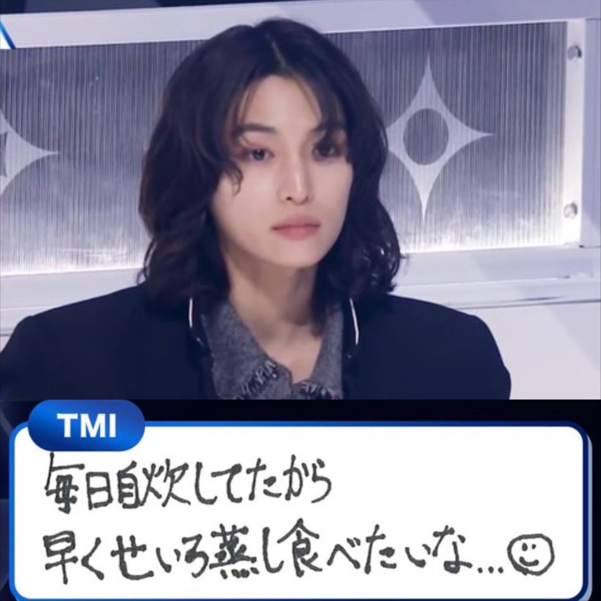 teba_chan8's tweet photo. 毎日自炊してた元社会人とは思えない顔 https://t.co/wuYvHOoyjl