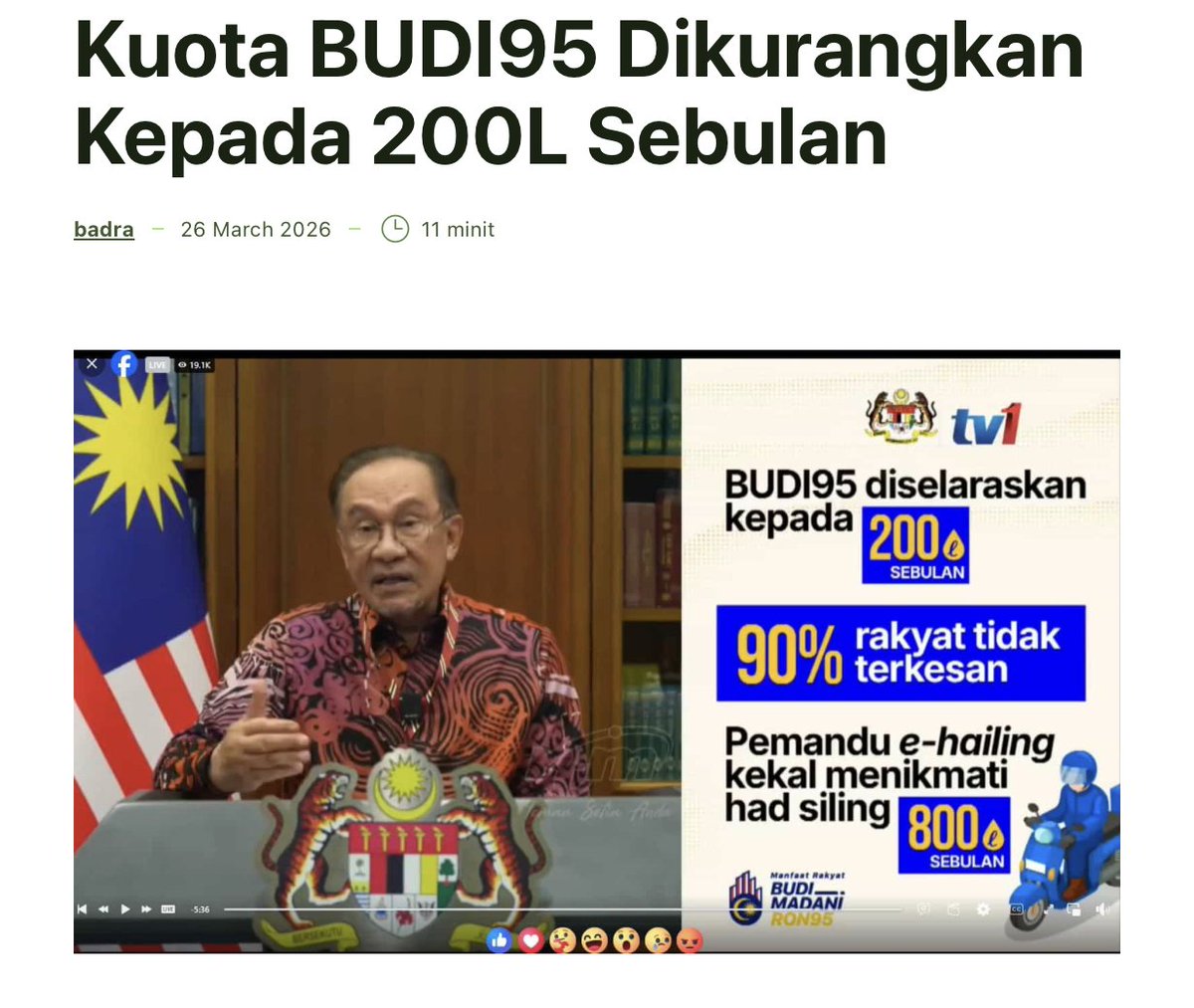 Subsidi petrol berbilion setiap tahun, tapi rakyat masih rasa terbeban. Bila angka makin besar tapi kesan tak sepadan, memang timbul tanda tanya. Jadi sebenarnya sistem subsidi ini betul-betul membantu atau ada yang tak kena?