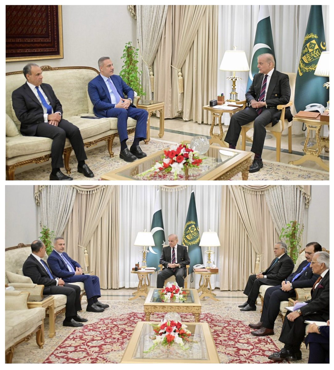 Turkish and Egyptian Foreign Ministers Meet Pakistan's Leadership in Islamabad