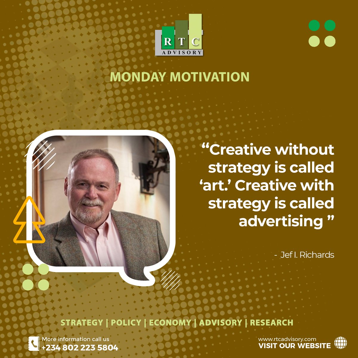 rtc_advisory's tweet photo. At RTC Advisory, we help you move from inspiration to impact by pairing creativity with intentional, data-driven strategy across Policy, Economy, Advisory, and Research.

#MondayMotivation https://t.co/wOtcOCDGHp