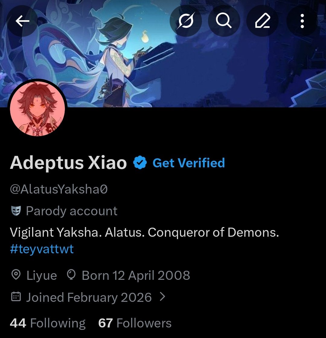 Adeptus Xiao tweet media