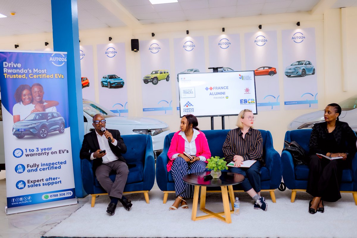 Earlier last week,we hosted a delegation of Malagasy entrepreneurs from CJD, brought together by <a href="/Rw_FranceAlumni/">France Alumni Rwanda</a>  🤝🌍

Regional trade, innovation, and African economic cooperation, conversations that happen right here in our Kigali showroom. ⚡

#AUTO24rw