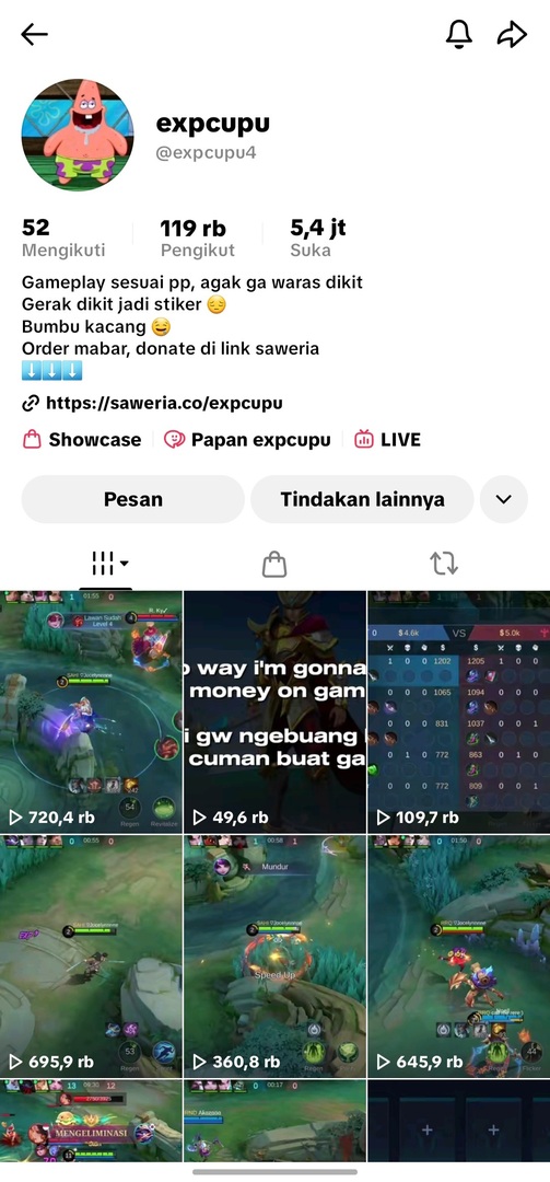 Mobile Legends Menfess tweet media