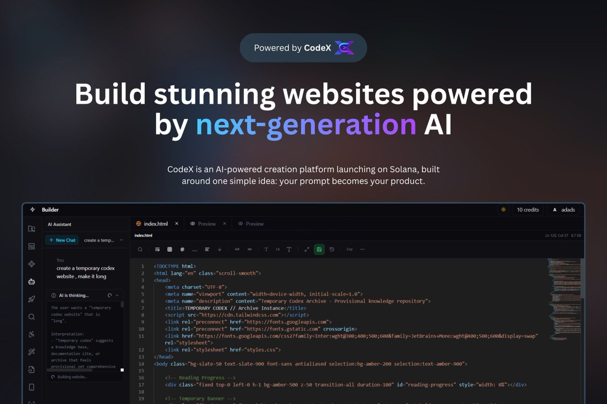 CodeX tweet media