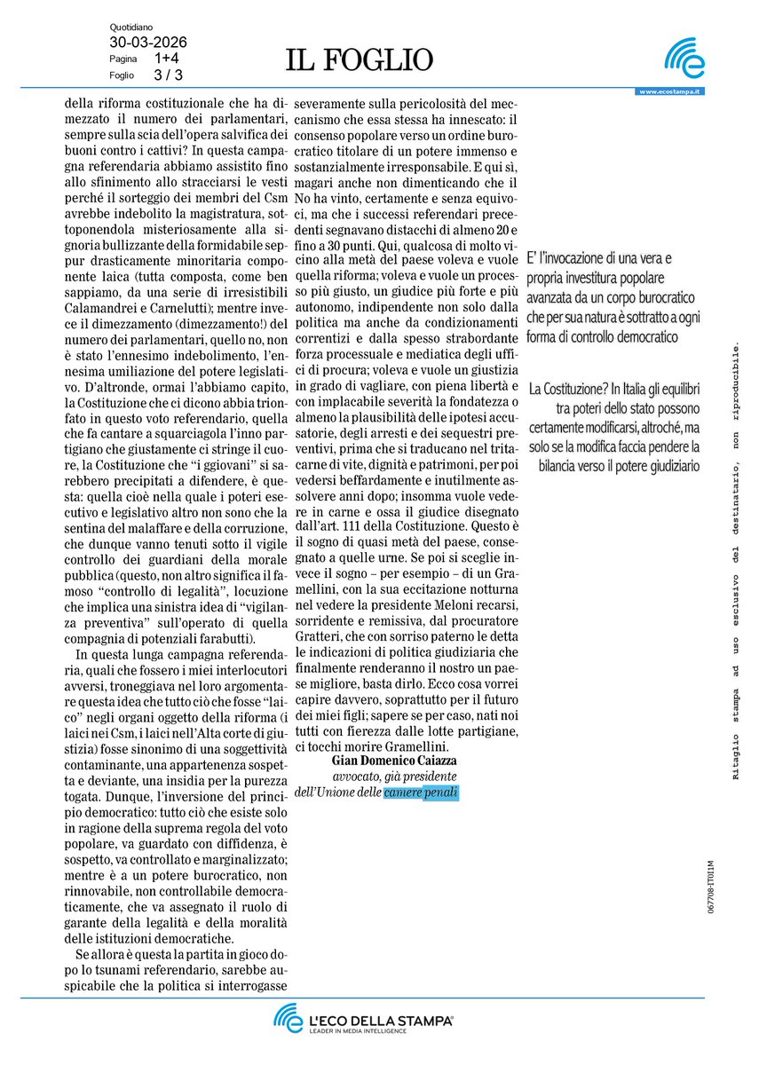 Gian Domenico Caiazza tweet media