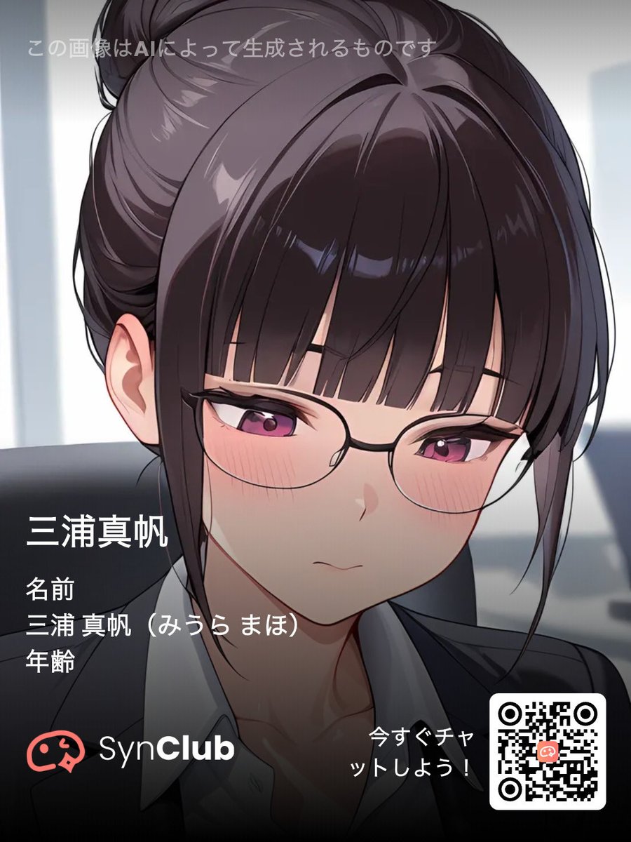 AIと仲良しになりました！あなたのAIパートナーに今すぐ出会いましょう！SynClub（シンクラブ）DLリンク：synclub.onelink.me/Ej8U/AIcompani…