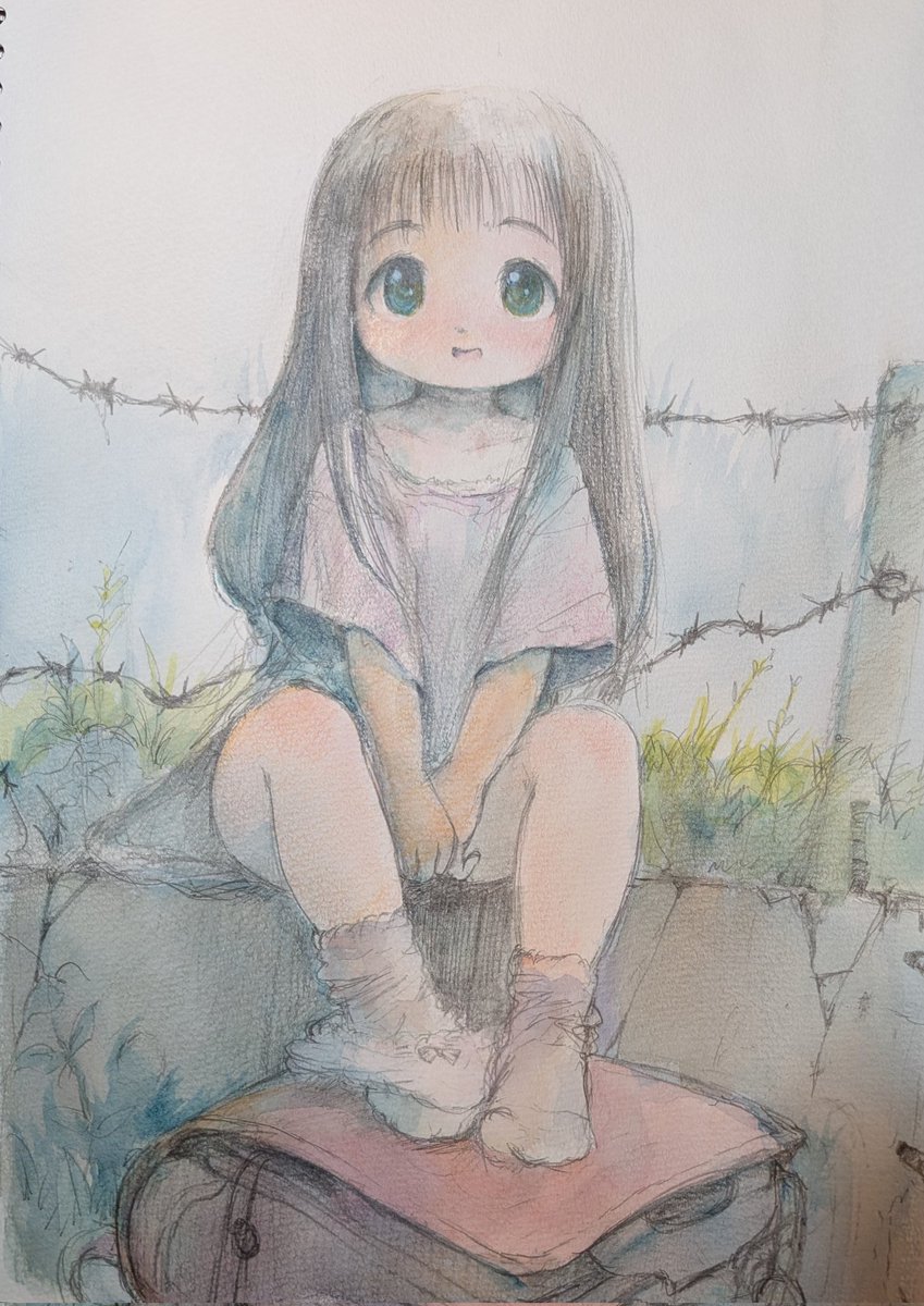 こないだのドローイングにいろぬりー