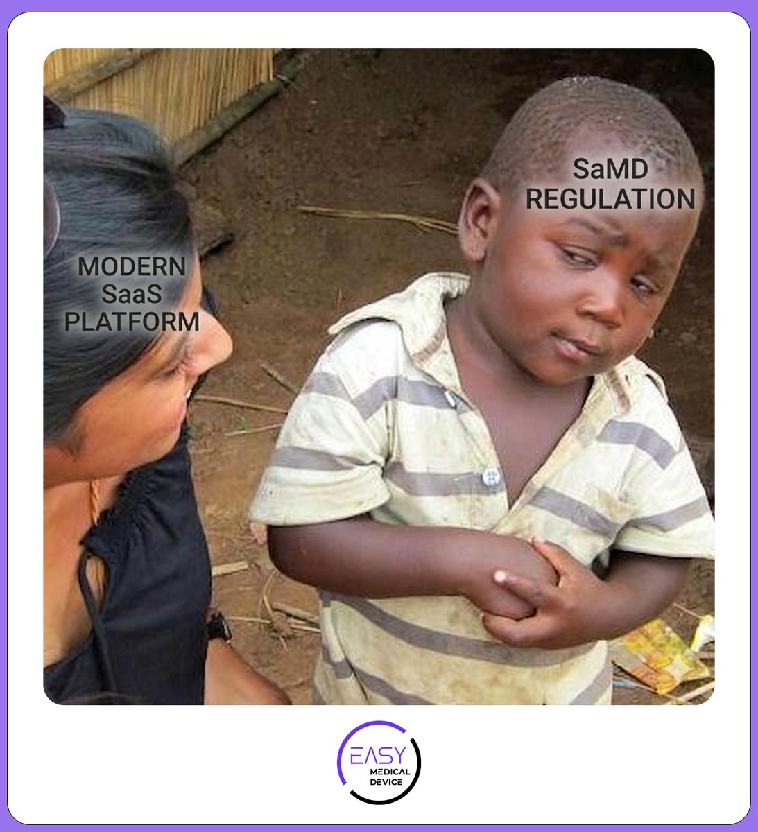 SaaS: 'We’re ready!' 😎
SaMD regs: side-eye 😏

Need a smoother path? We’ve got you. 

#MedTech #SaMD #Compliance