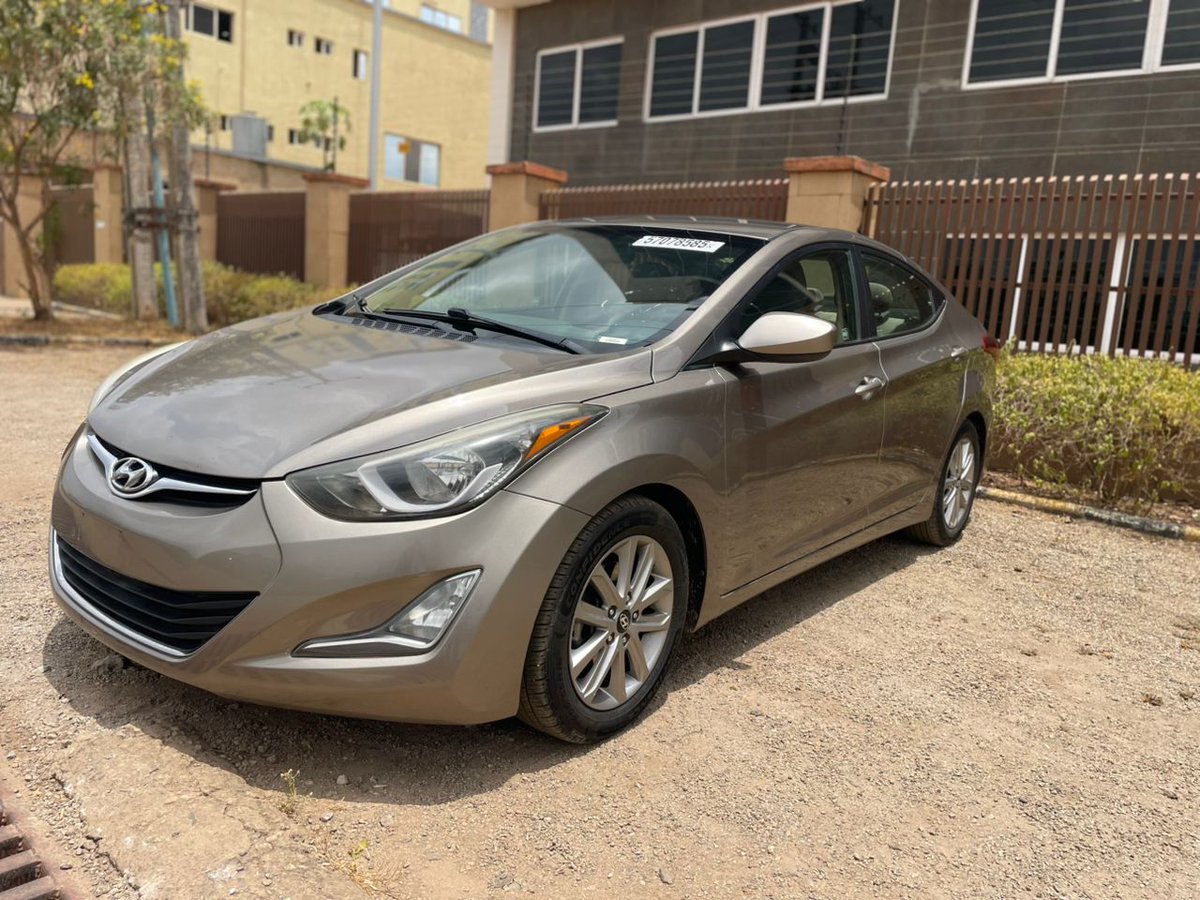 Chizmamiz's tweet image. Hello car lovers, 
This 2015 Direct belguim Hyundai Elantra with Dec 2025 Duty is available and I am selling it at a discounted price of 11.5m
Location is Abuja but delivery is Nationwide 
To reach me, Send a Dm or Text on WhatsApp to 08100035409

Kindly RT

#Elrufai #obi #Adc