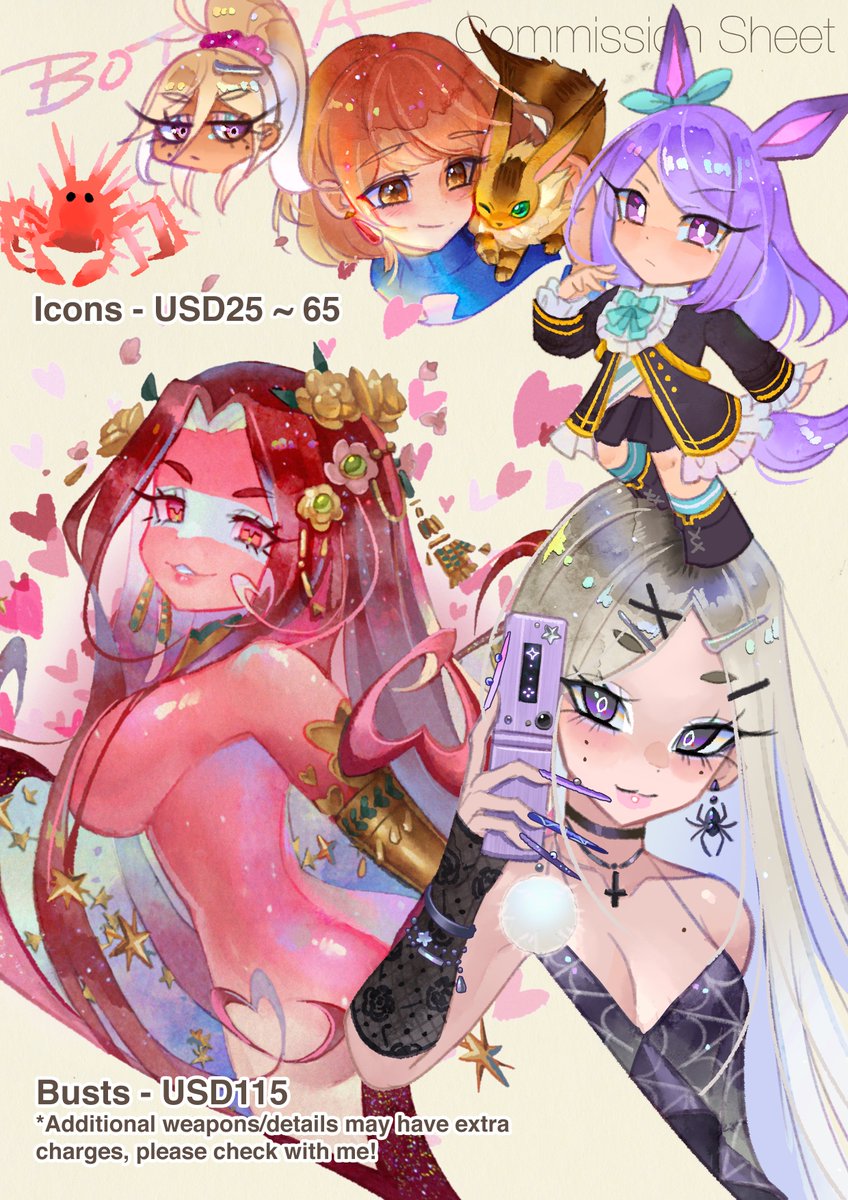botjira's tweet photo. Hi, I’m Botjira, a watercolour illustrator🎨
Drawing commissions are my livelihood!!💖
Please DM me for comms, thank you💗 https://t.co/PxYMN3JnVE