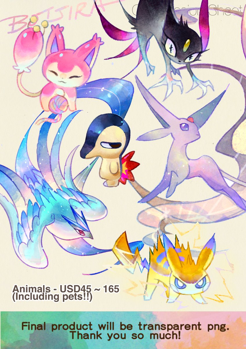 botjira's tweet photo. Hi, I’m Botjira, a watercolour illustrator🎨
Drawing commissions are my livelihood!!💖
Please DM me for comms, thank you💗 https://t.co/PxYMN3JnVE