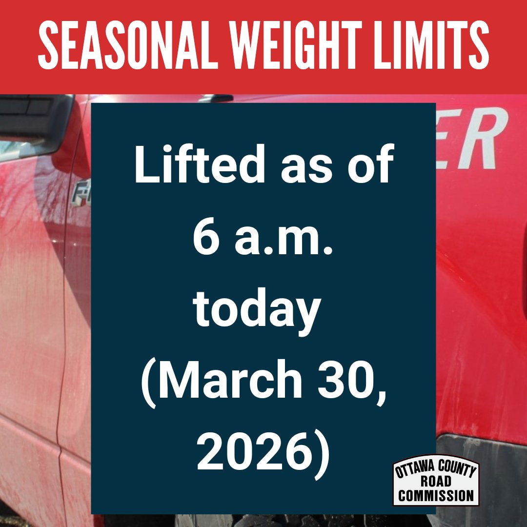 Ottawa County Road Commission tweet media