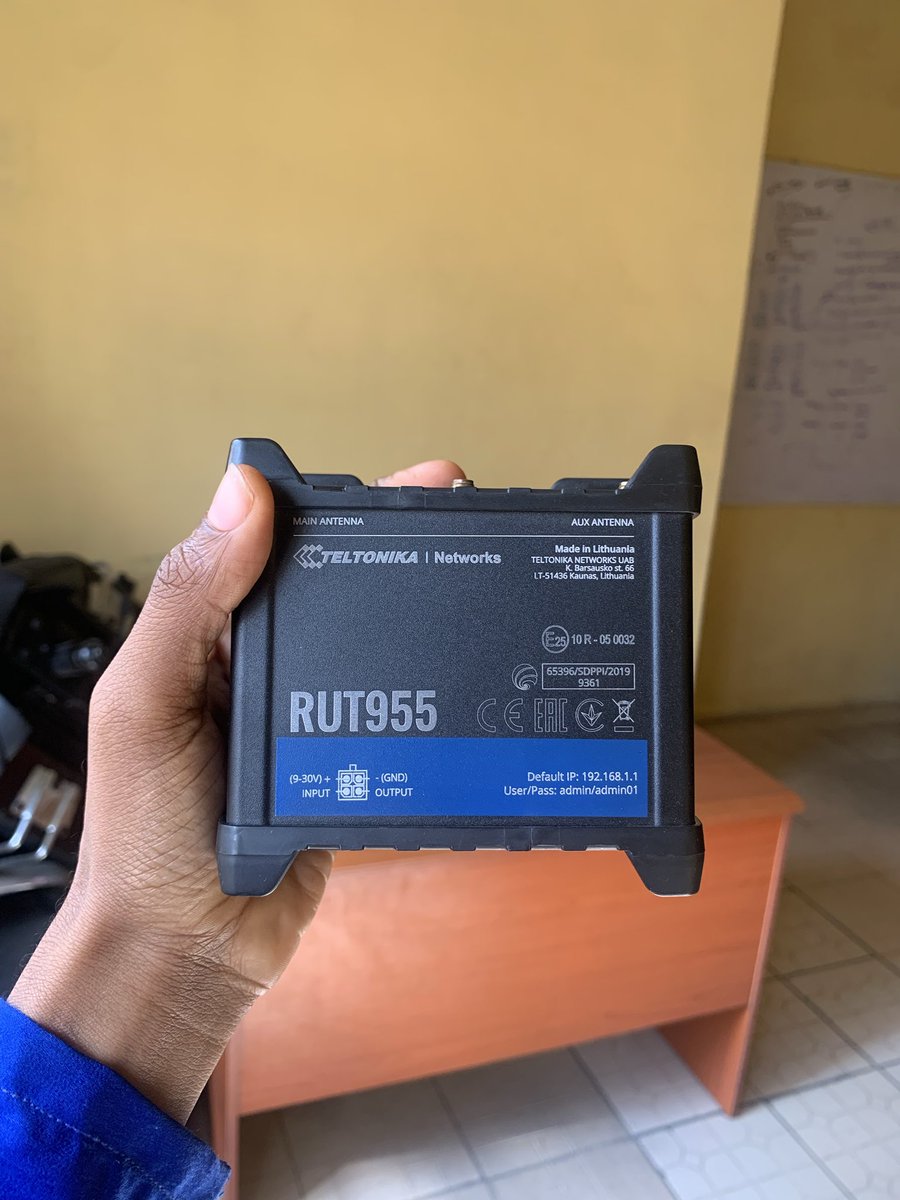 Enextwireless's tweet photo. Teltonika Industrial Router for Sale!

Available for Immediate delivery. Send a dm to get yours.

#rut955 #teltonikarouter #iotrouter #industrialrouter https://t.co/fgVJB0ZleD