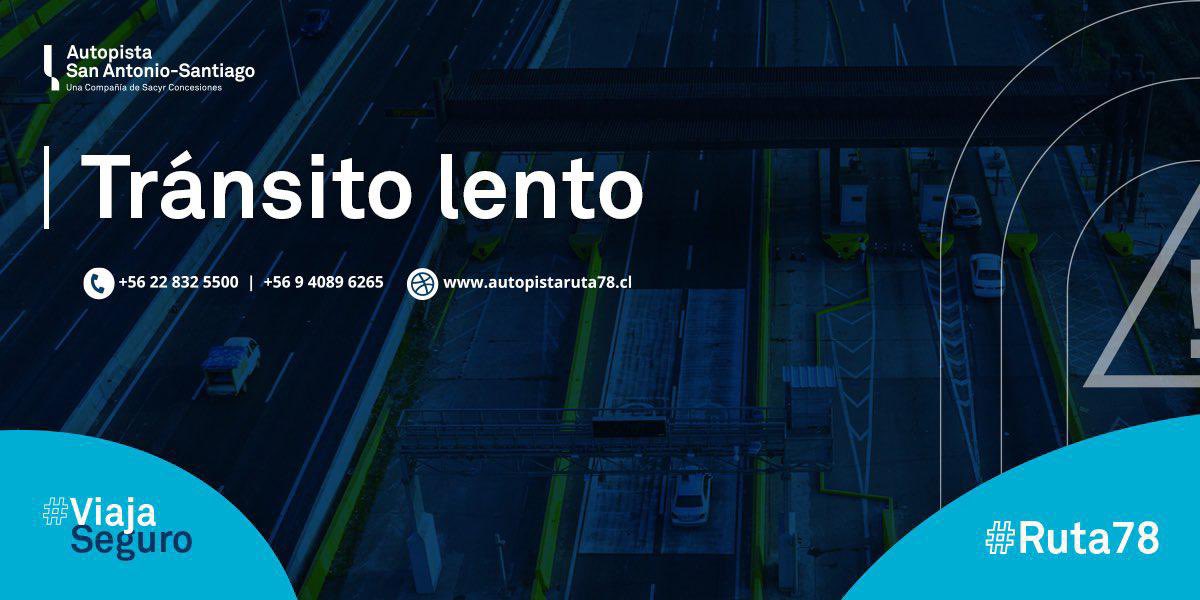 Autopista San Antonio - Santiago, #Ruta78 tweet media