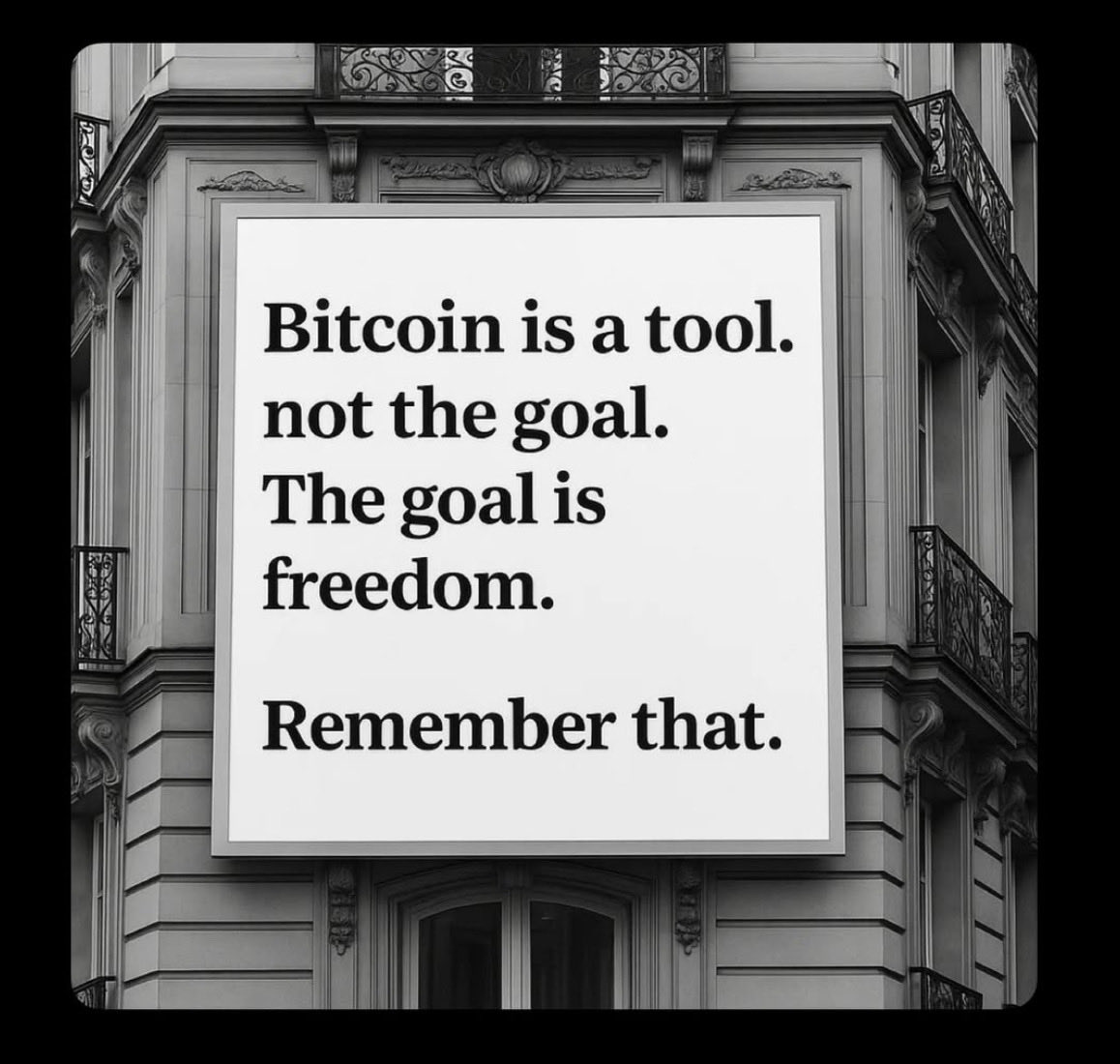 alejo_diaza's tweet photo. It was a good read, and I do respect your reasoning. Your writing reminds me of a picture I keep as a constant reminder.  

I feel some of your followers simply wanted you to make your bear posts more direct, like your bull posts, but I also understand bear posts don’t attract an audience during peaks…