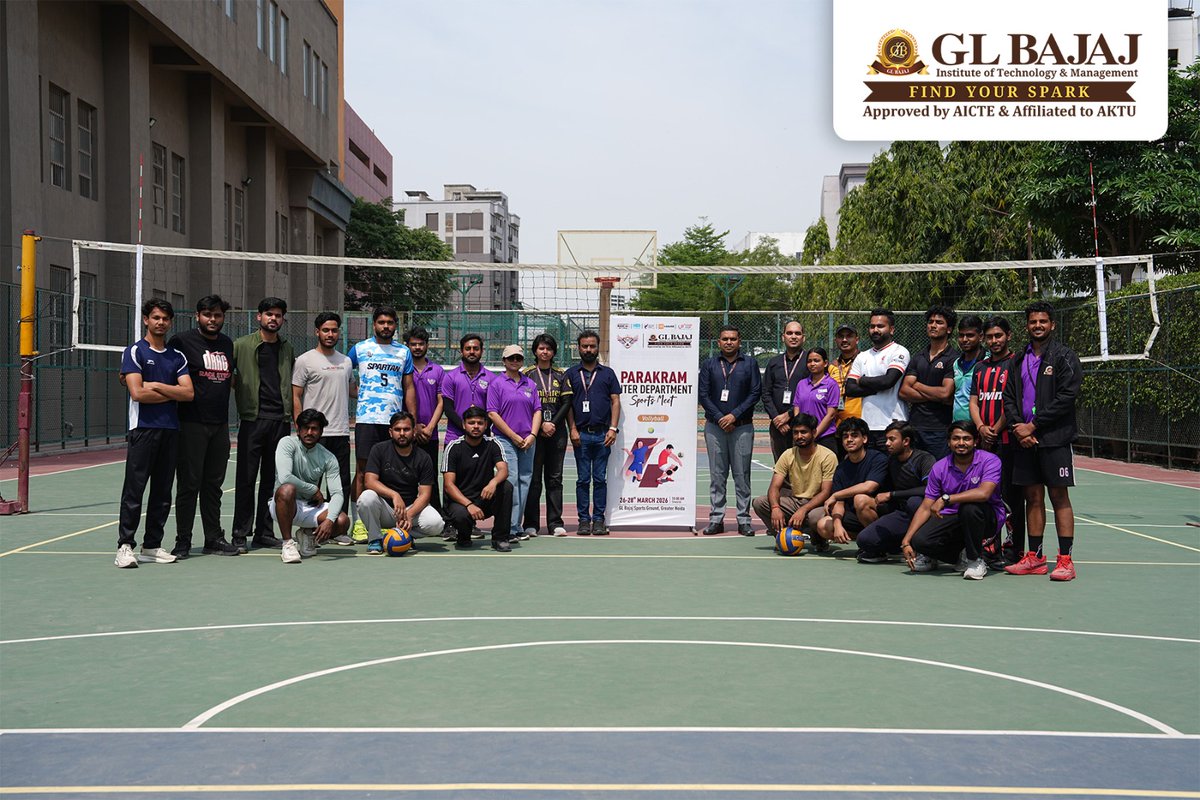 Three days. Countless moments. One spirit—Parakram. 

Parakram 2026, our annual intra-college sports fest, brought the campus alive from 26th to 28th March with unmatched energy, passion, and determination. With over 200 students from 10 departments stepping onto the field, every
