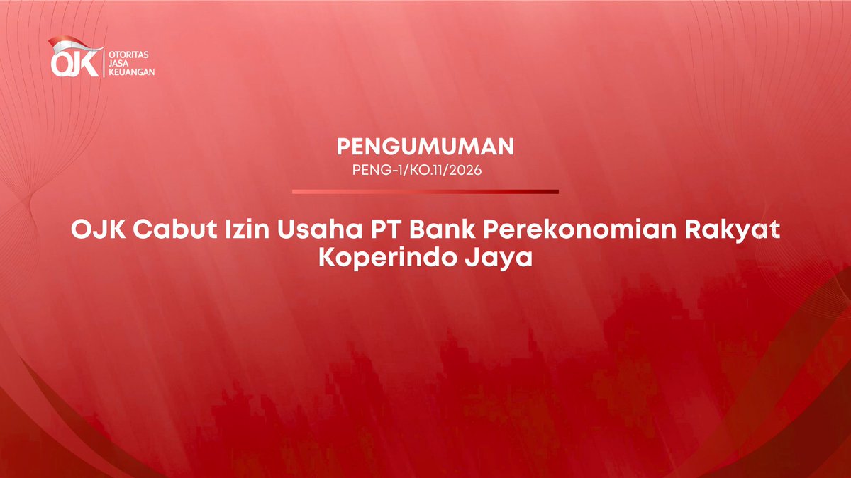 OJK Indonesia tweet media