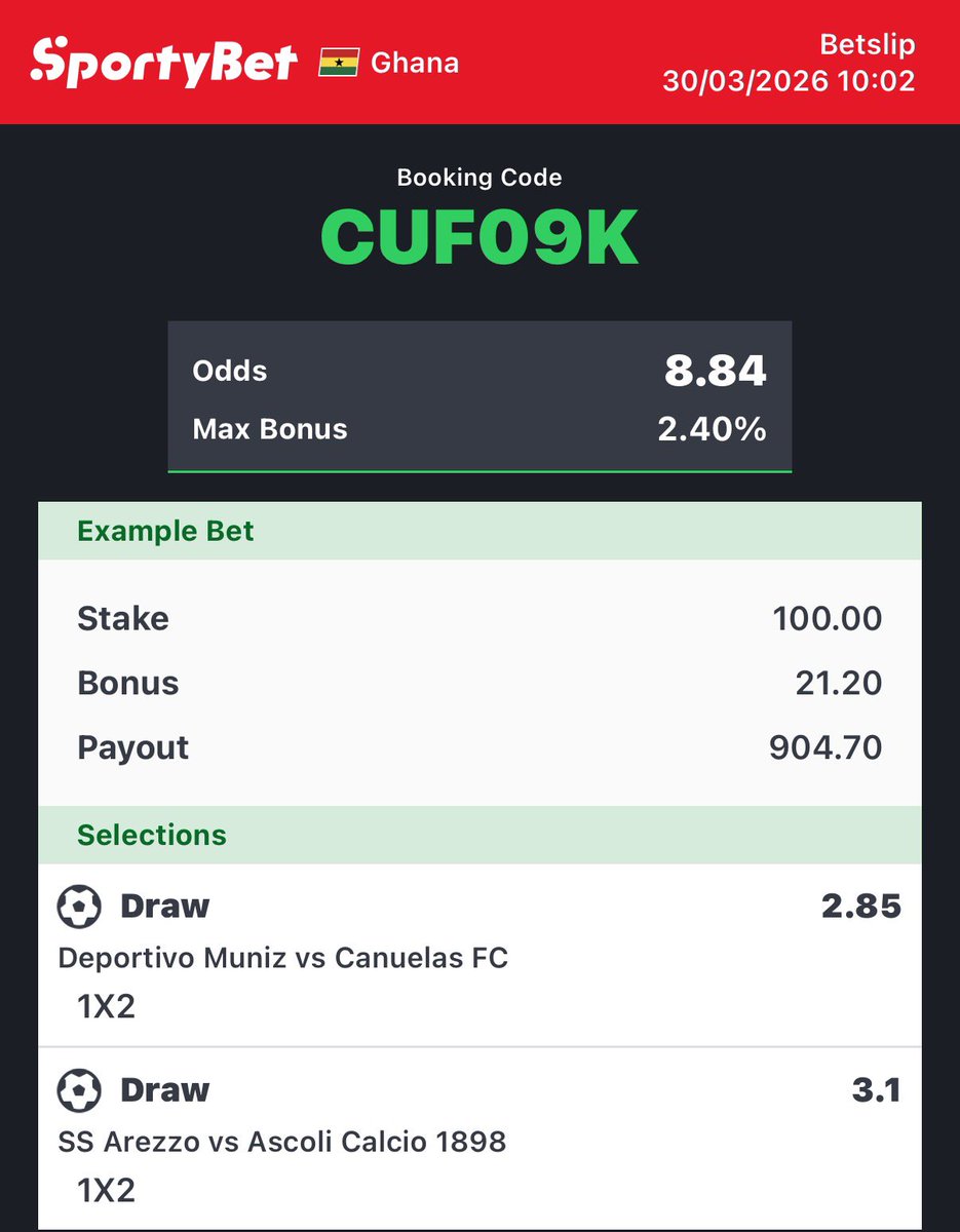 NANA KOJO ODDS tweet media