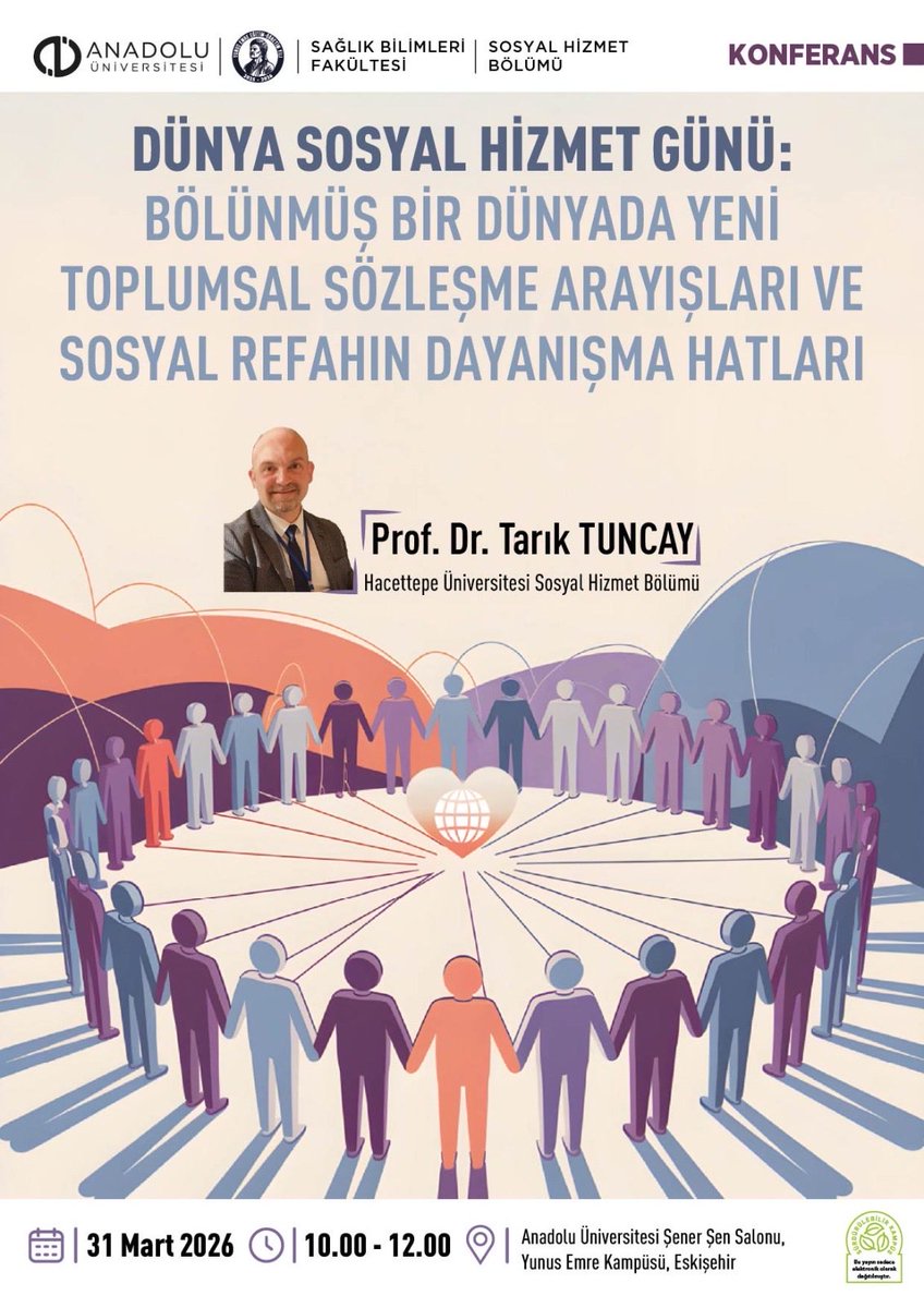 Anadolu Üniversitesi Sosyal Hizmet Bölümü tweet media