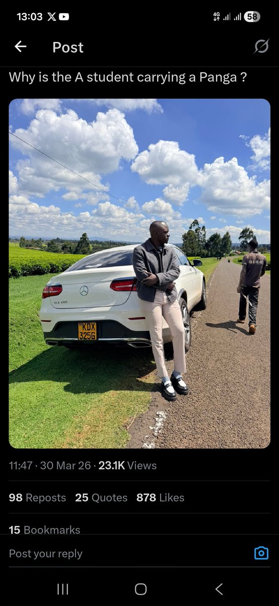 lowerjacobs's tweet photo. @Kibet_bull Unaona venye watu wamebookmark hii post ,waiting to attack in future. https://t.co/FNWBuUqIDp