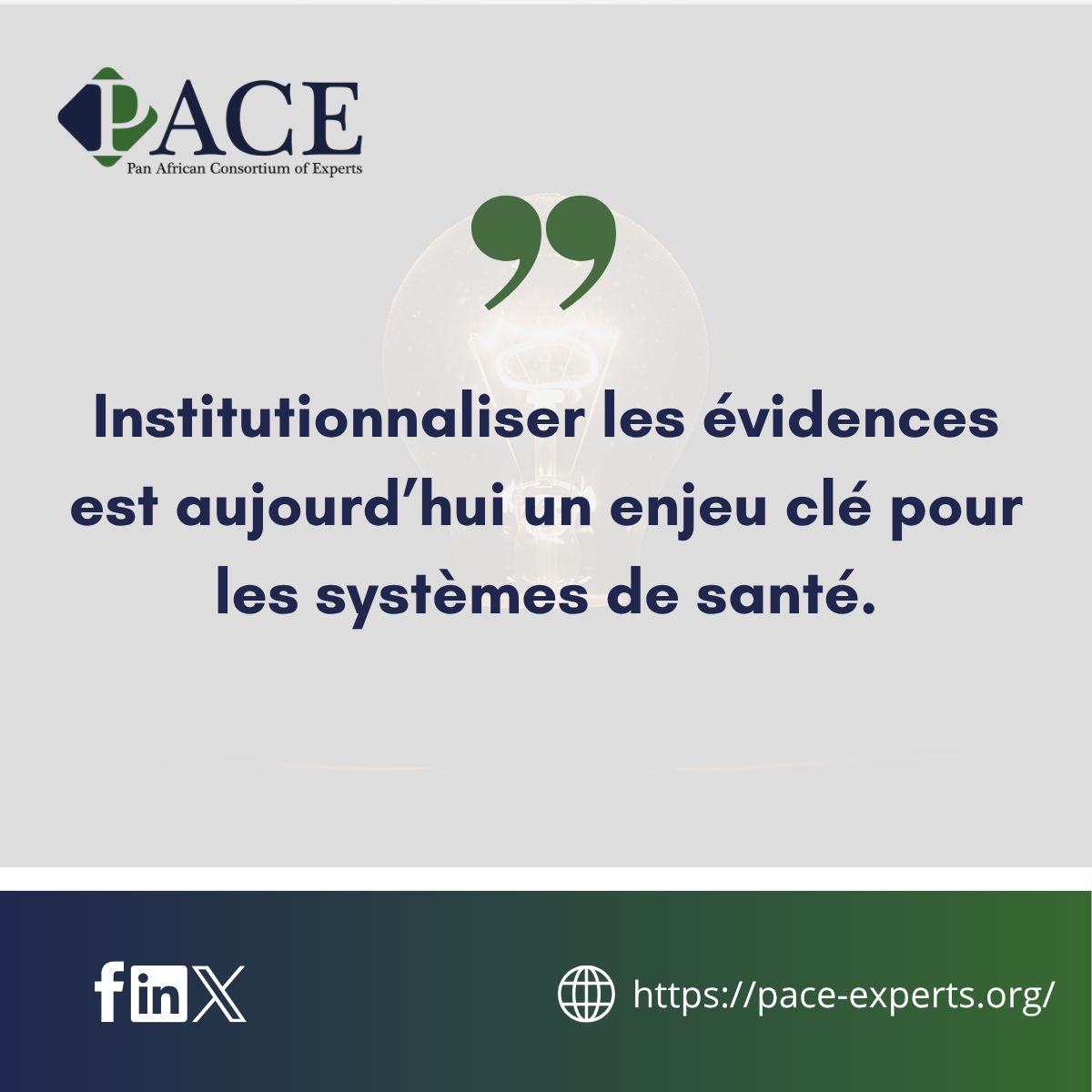 Pan African Consortium of Experts - PACE tweet media