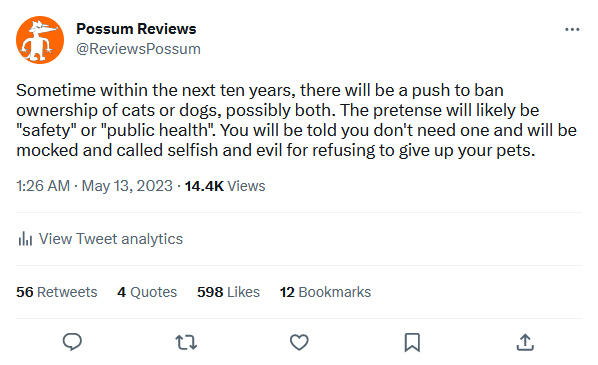 Possum Reviews tweet media