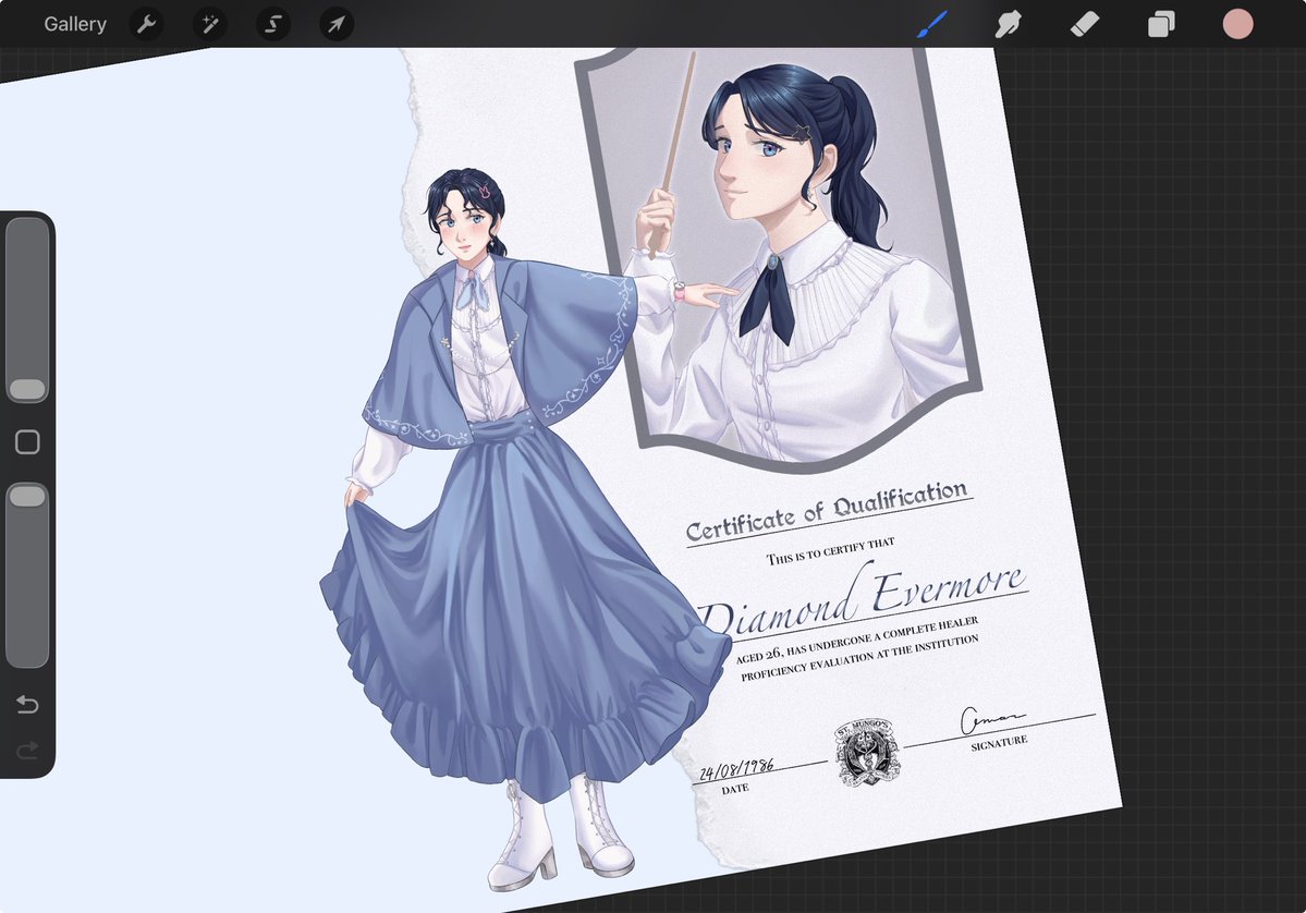 diam0w0nd's tweet image. Still haven’t decided on the wand design.
#workinprogress