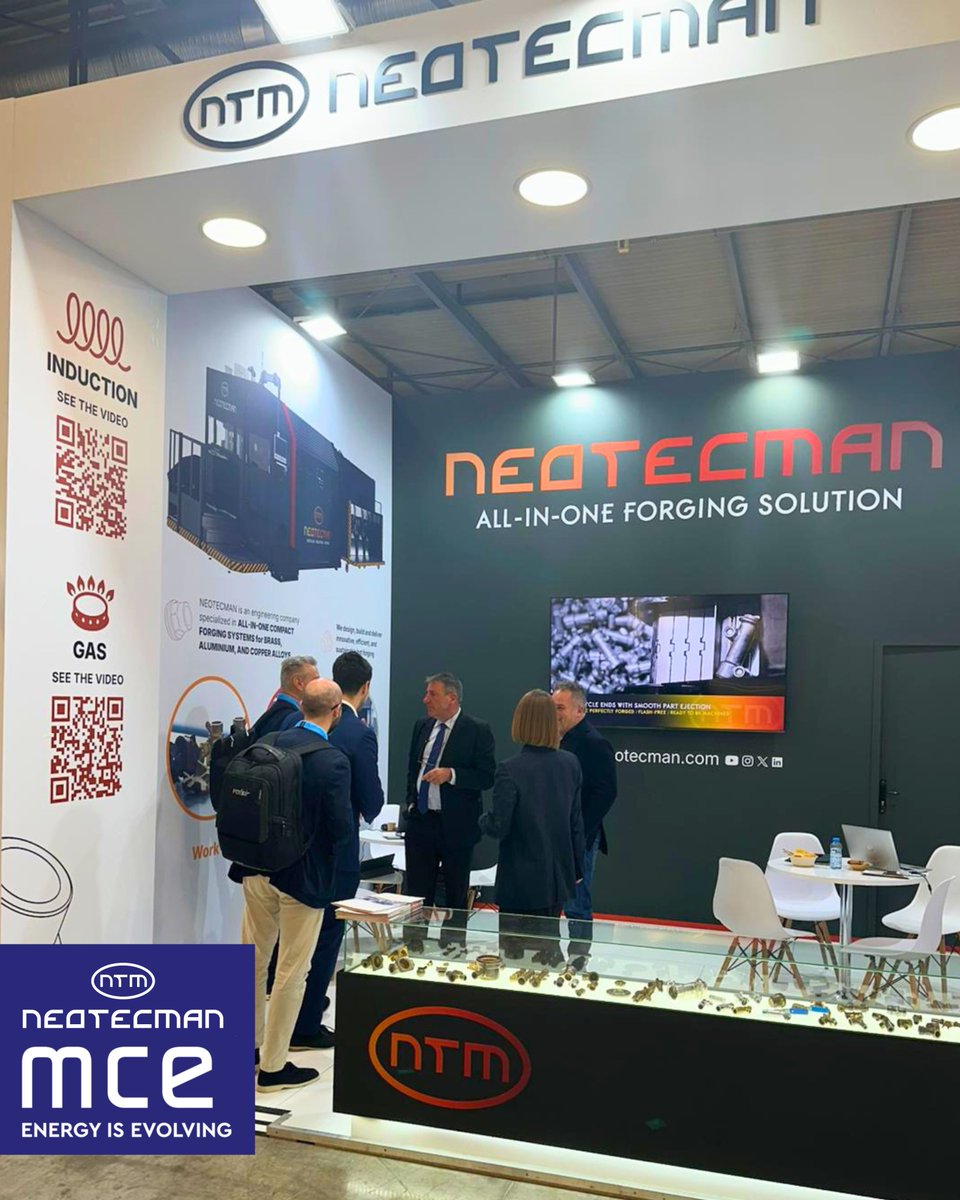 neotecman's tweet photo. FIRST TIME AT MCE MILANO
Last week, Neotecman participated for the first time at MCE Milano, a leading global event for the HVAC, energy and water industries. It was a great success, with many new contacts and exciting potential projects.
A big thank you to all visitors! https://t.co/iSALOPgVvm