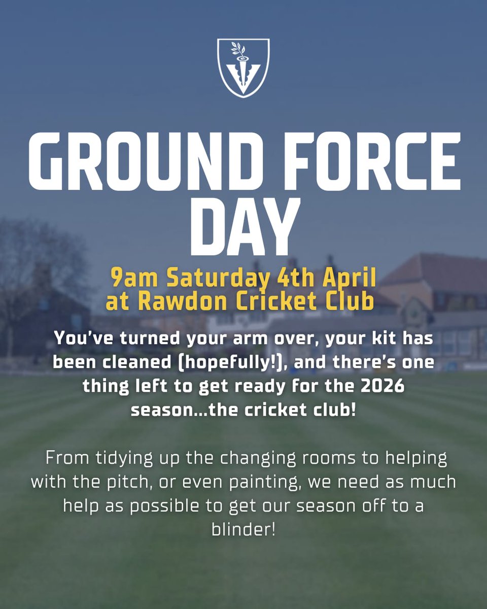 Rawdon Cricket Club tweet media