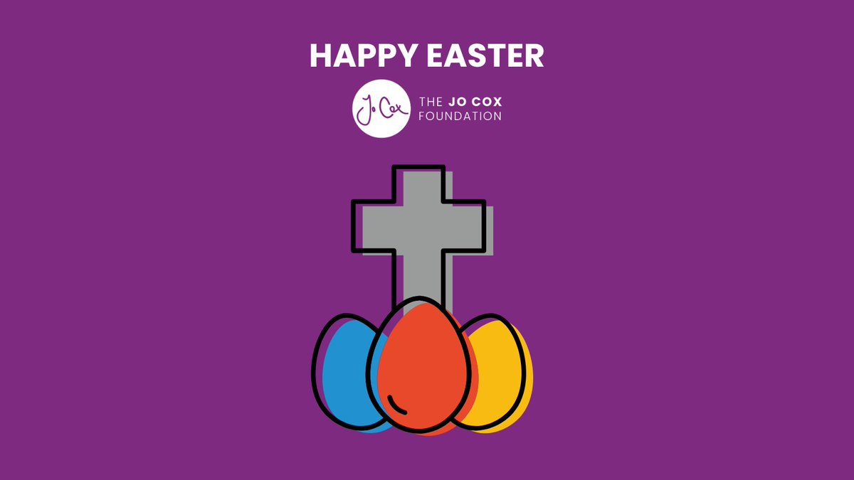 JoCoxFoundation's tweet photo. Wishing a very Happy Easter to everyone celebrating today from all of us at The Jo Cox Foundation https://t.co/w61izrFTbX