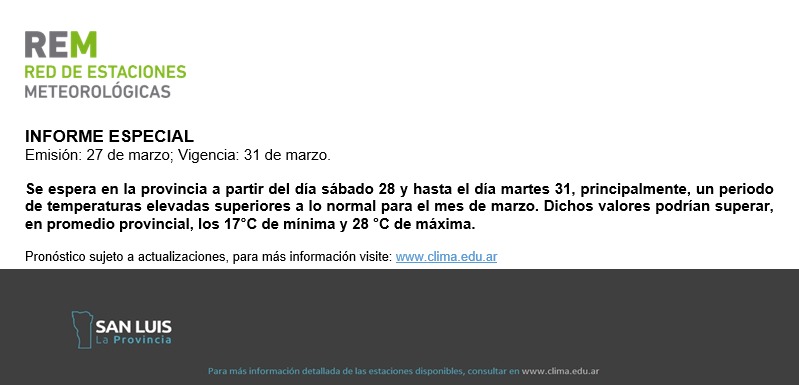 Red de Estaciones Meteorológicas tweet media