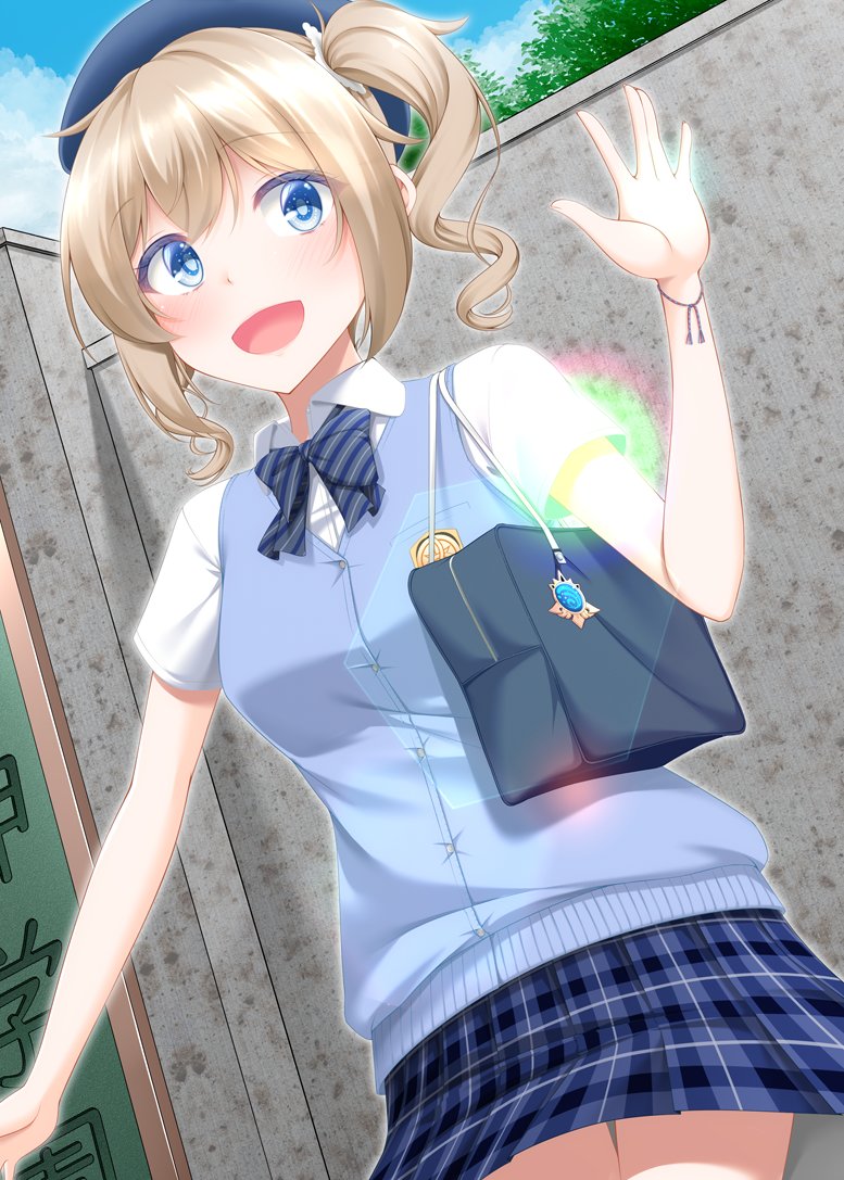 ginryu_narukami's tweet photo. 『おはよう！』

バーバラが通ってたら間違いなく学校のアイドルになってそう。

バーバラがみんなから好かれてるのが嬉しいのと同時にモヤッとした気分になる幼馴染になって一緒に通いたい。 https://t.co/54uDU8S65p