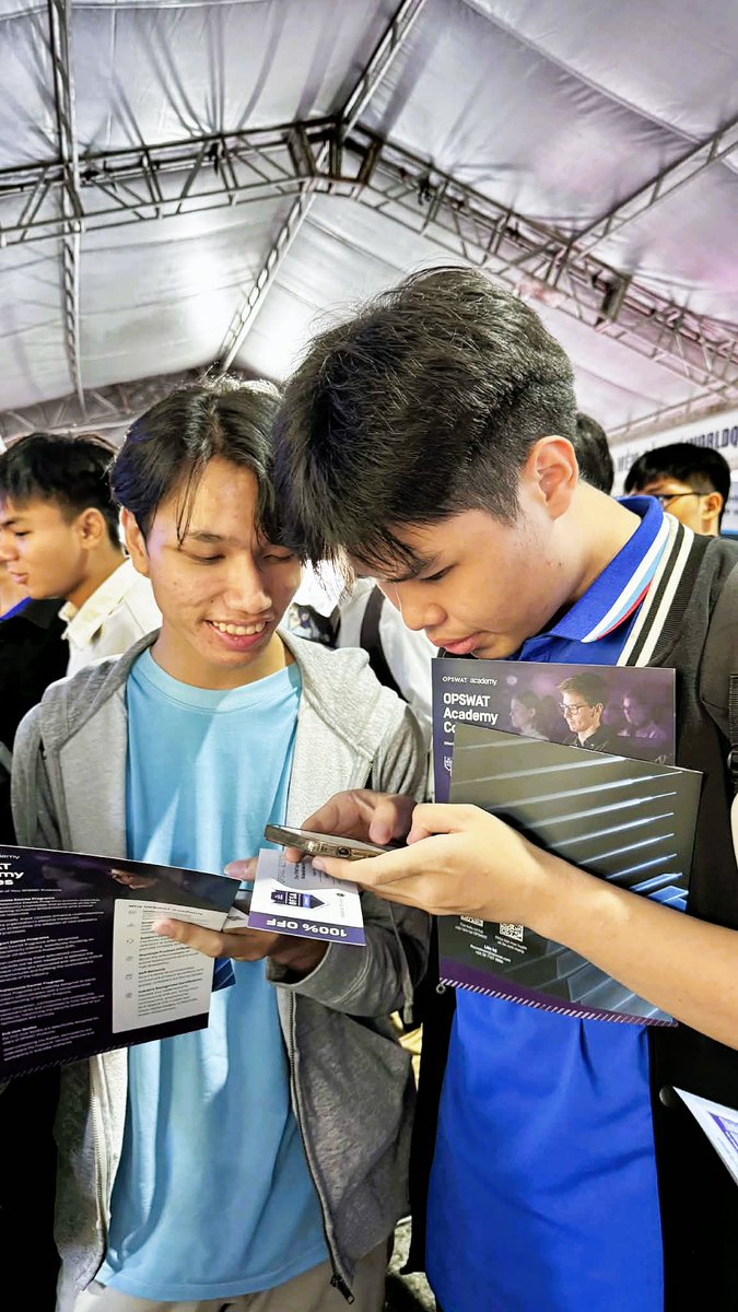 OPSWATAcademy's tweet photo. Great to be part of CSE Job Fair 2026 last weekend alongside OPSWAT  at Ho Chi Minh City University of Technology🎓

It was a meaningful opportunity to connect with the next generation of talent and introduce our practical cybersecurity training programs.

We look forward to more opportunities to engage with students and support their journey into cybersecurity.

#CIP #cybersecurity #CSE #jobfair