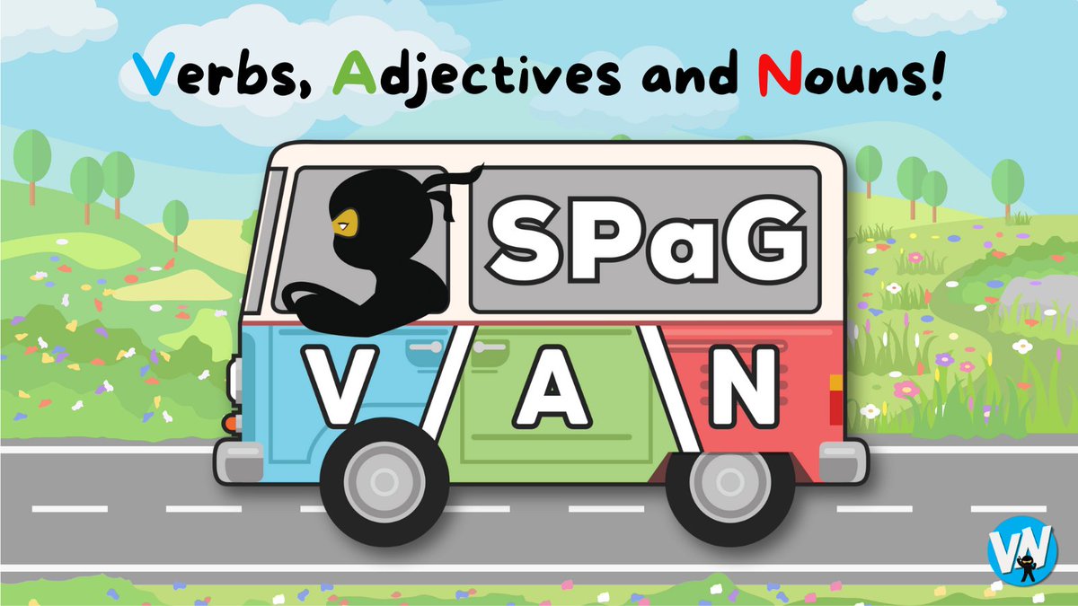 VocabularyNinja's tweet image. 🔥 THE SPaG VAN! 🚛 Verbs, Adjectives and Nouns!

🎯A super special T &amp;amp; L system dedicated to mastering Verbs, Adjectives and Nouns from Year 1 to Year 6! 880 resources!

🔗 - vocabularyninja.co.uk/the-spag-van/

#grammar #primaryschool #teacher #tutor #learning #SPaG #education #resources
