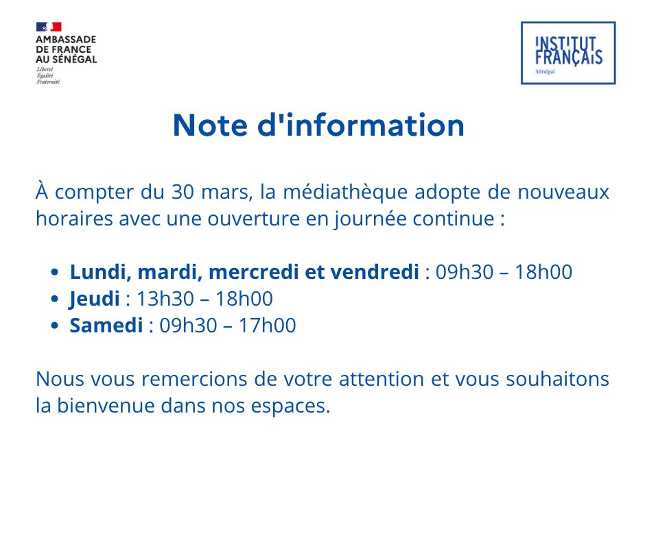 Institut français du Sénégal à Saint-Louis tweet media