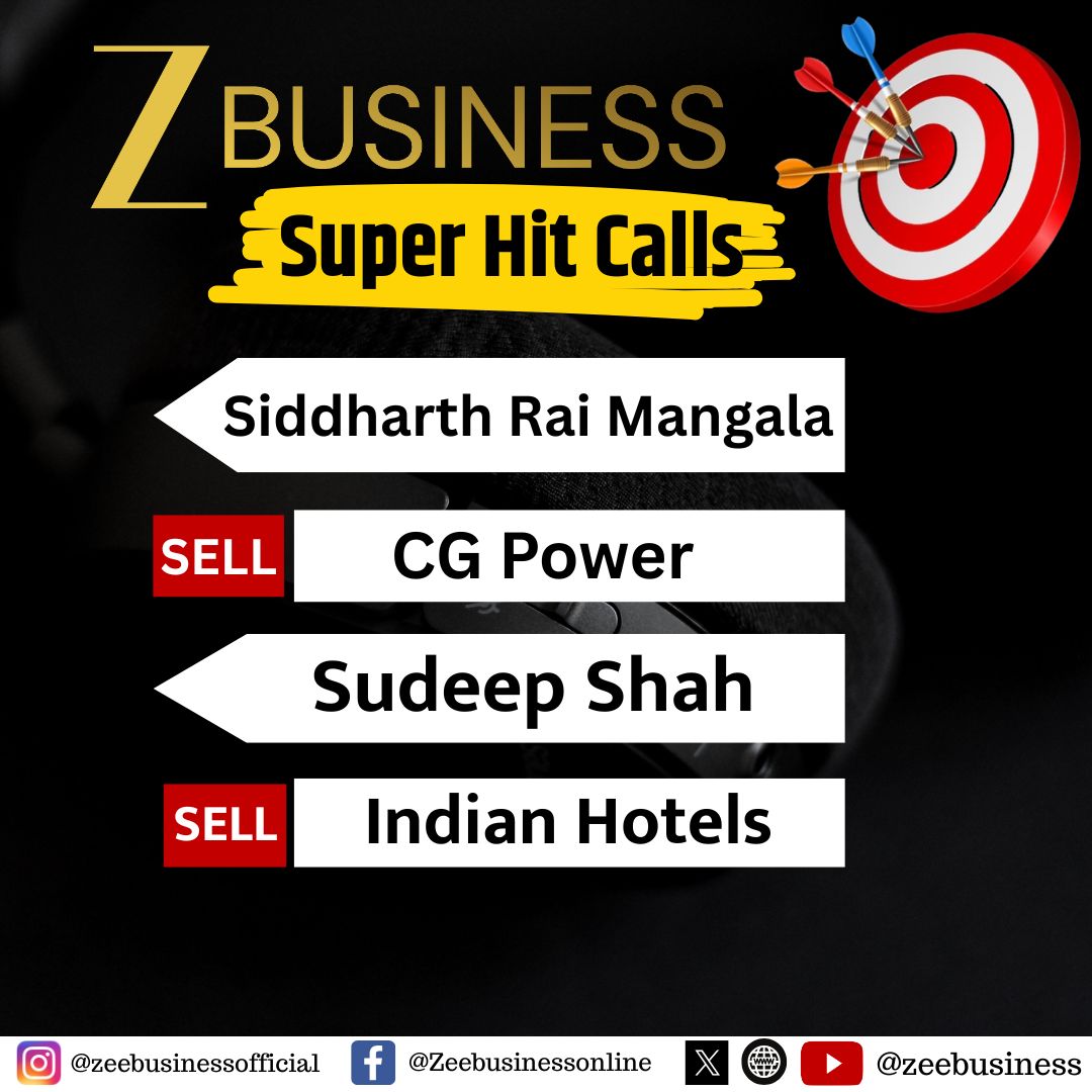 ZeeBusiness's tweet image. #ZeeBusiness के आज के #Superhitcalls