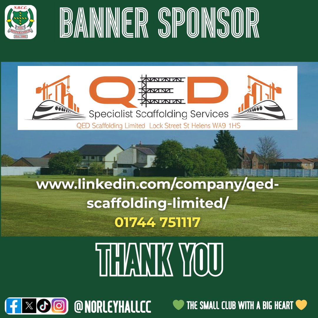Banner Sponsor - 2026 Season 

As a community cricket club we remain grateful to the support that we receive from our sponsors. 

This support plays a key role in enabling us to do what we do both on and off the cricket field. The impact is felt by many.

We are therefore