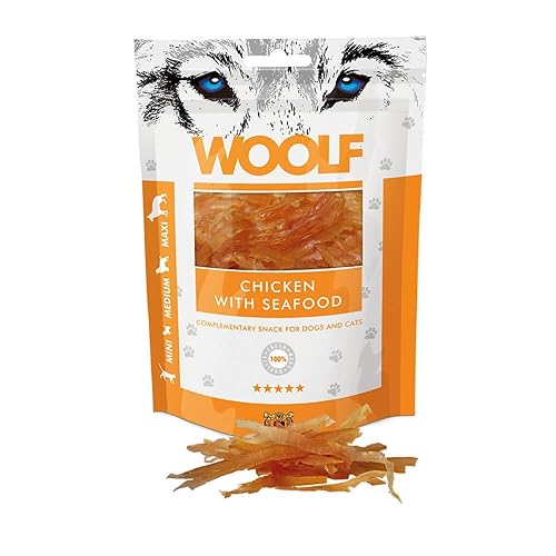 I just received WOOLF Chicken with Seafood Dog Treats - Complementary Snacks for Dogs. All-Natural Ingredients, High Meat Content, Nutritional, Free from Artificial Additive from mrglasshalffull via Throne. Thank you so much! throne.com/jazzisntcool #Wishlist #Throne