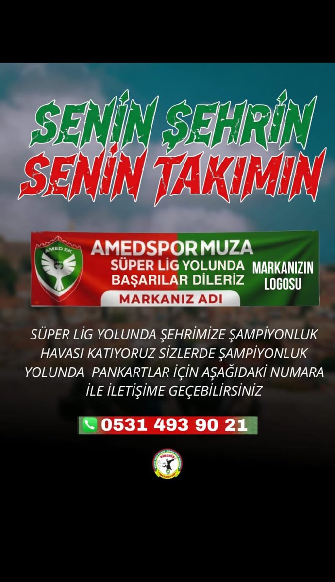 direnisgrubu's tweet photo. SENİN ŞEHRİN, SENİN TAKIMIN! 

Bu kritik haftalarda şehrimize, pankartlar eşliğiyle şampiyonluk atmosferini yayalım.

💚❤️ https://t.co/yfgQy1V9xY