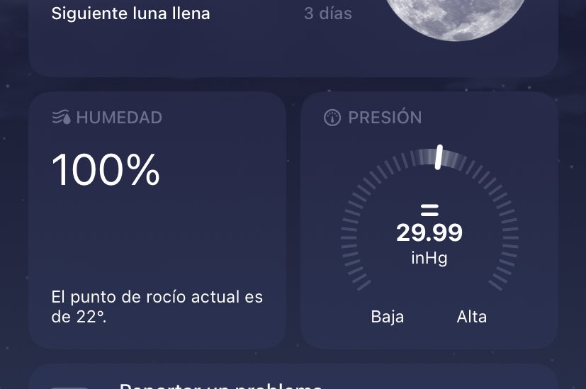 que sea lunes y que haya 100% de humedad es sinónimo de arrancar el día cabeceando una bala