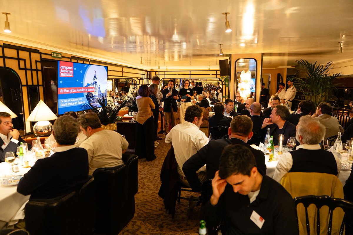 McWinCP's tweet photo. Barcelona brought together foodservice leaders for the EFSS 2026 Exchange Dinner to discuss growth and scaling across the restaurant sector. Proud that McWin supports connecting operators with long-term partners and industry expertise across the sector.

#McWin #EFSS2026 https://t.co/zgHf5OyC0A