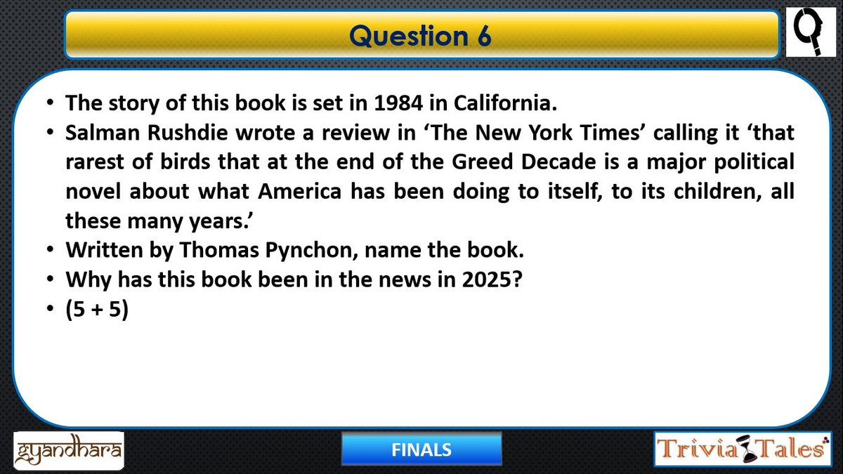 souvik130185's tweet image. #Quiz #Quizmaster #TriviaTales #trivia #curious #questiontime #quiztime #questionoftheday 
Book has been in the news in the last one month too