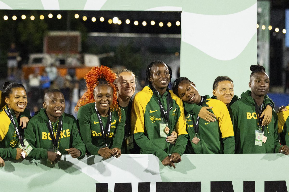 Image for the Tweet beginning: South Africa Women’s Sevens secure