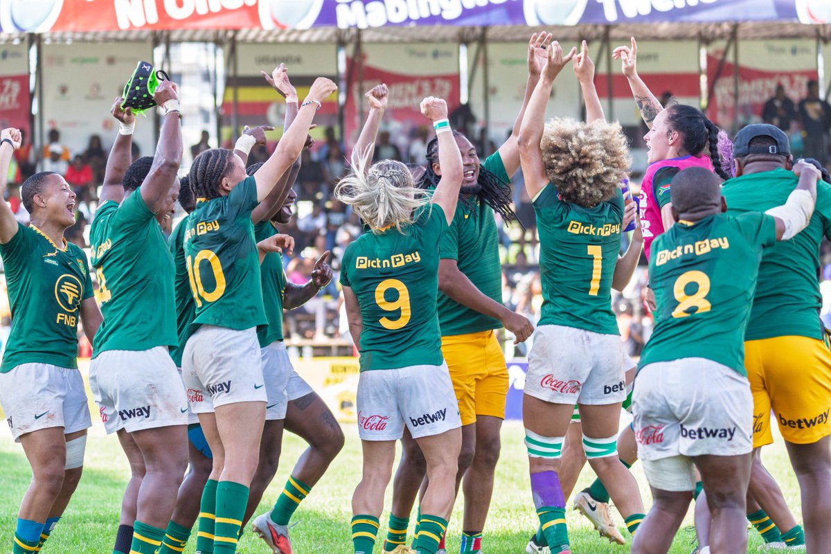 Image for the Tweet beginning: South Africa Women’s Sevens secure