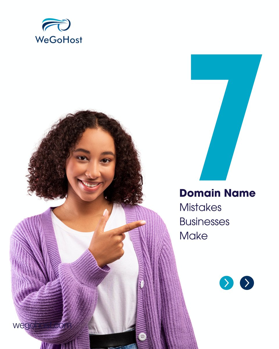 wegohost's tweet photo. Your domain name may seem small, but it can affect how people find, remember, and trust your business.

Avoid these common mistakes.

Does your domain name meet the standard? 👇 https://t.co/fm09Xovtt7