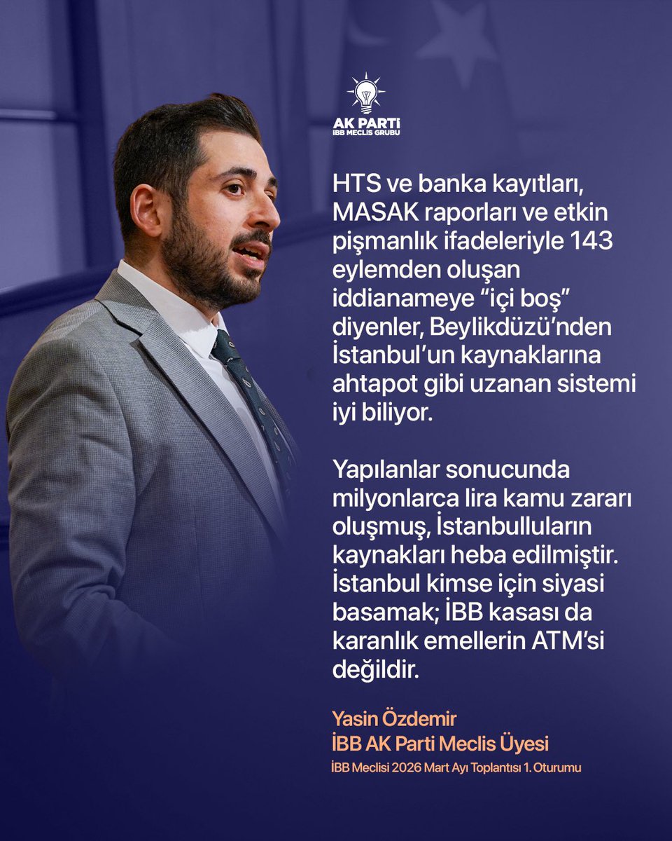 İBB AK Parti Meclis Grubu tweet media