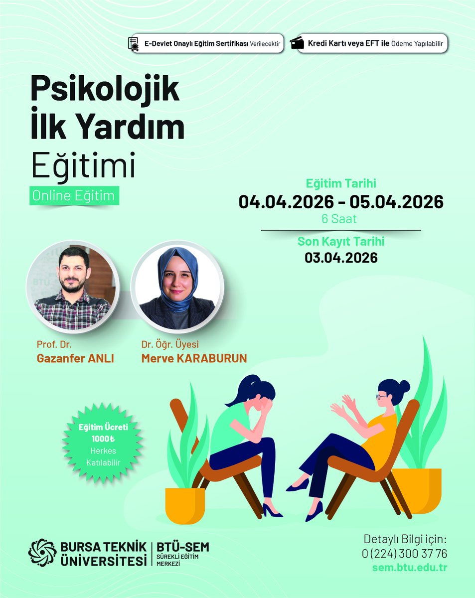 BTÜ SEM tweet media