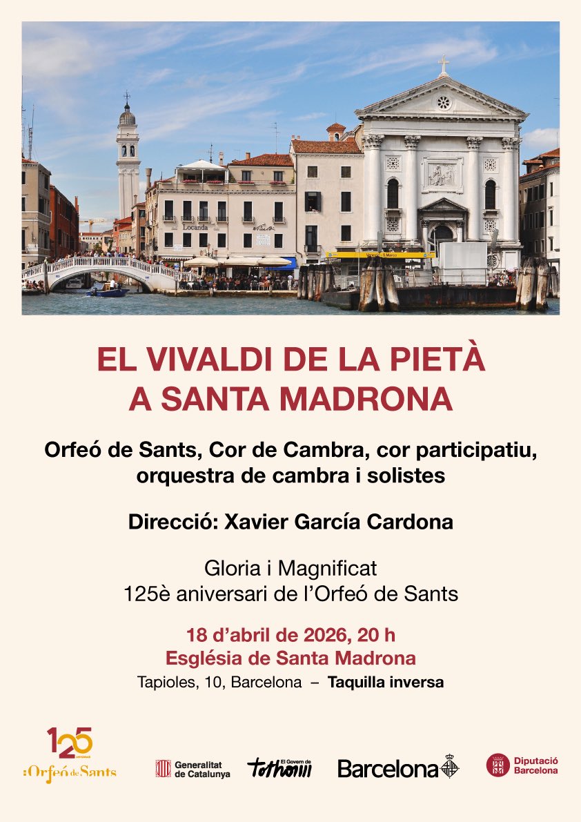 ORFEÓ DE SANTS tweet media